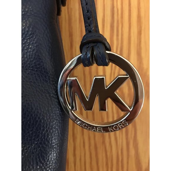 Michael kors Astor leather hobo shoulder bag navy - Picture 3 of 5